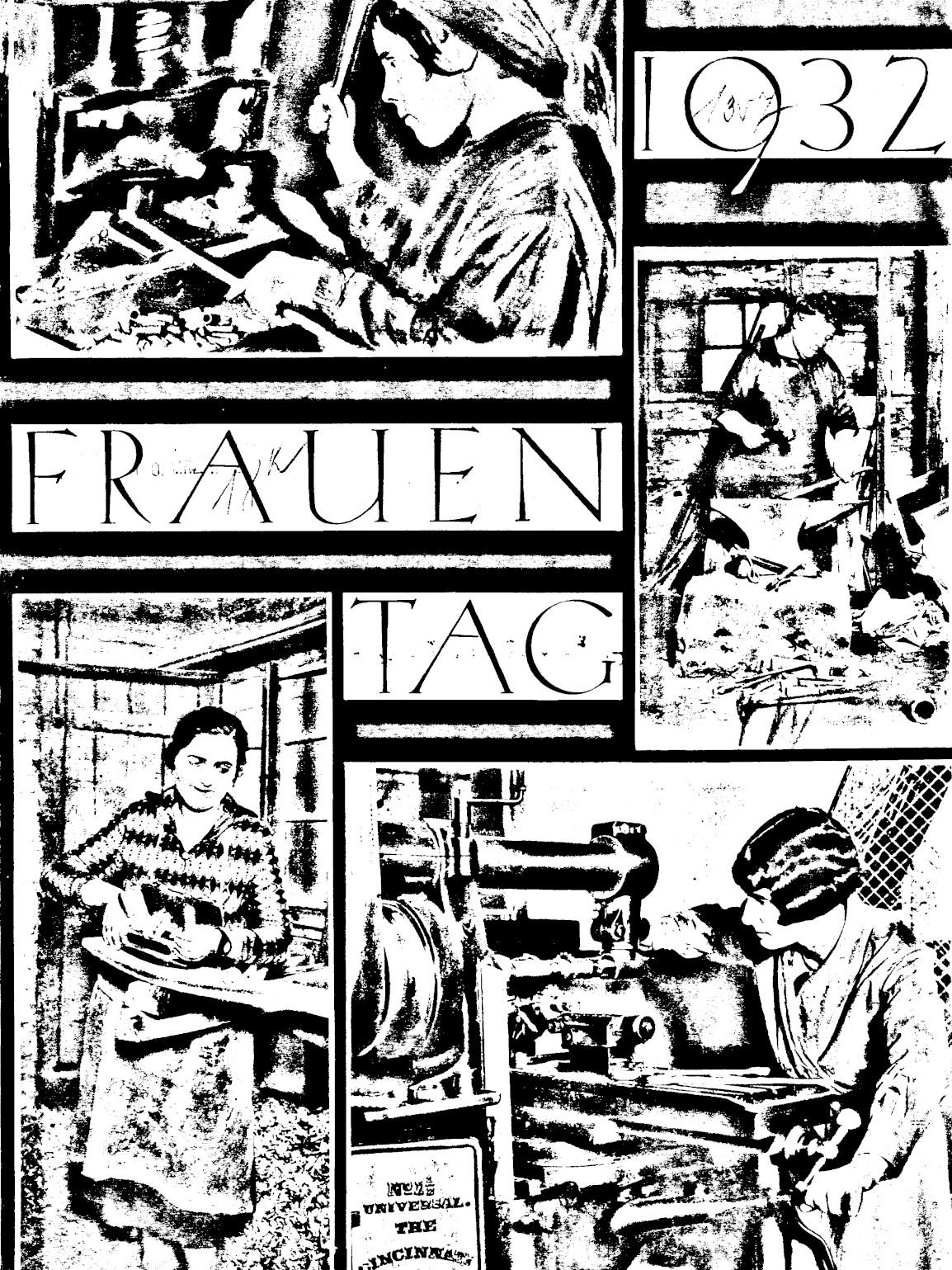 Deckblatt Frauentag: Heft 1 1932